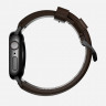 Кожаный ремешок Nomad Traditional Band для Apple Watch 49/45/44/42 мм коричневый/черный (Brown/Black) - фото № 3