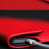 Чехол DOST Leather Co. для MacBook Pro 14" (2021) / MacBook Air 13" (2022) красный - фото № 4