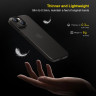 Чехол Memumi ультра тонкий 0.3 мм для iPhone 15 серый - фото № 2