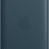 Кожаный кошелек для iPhone Leather Wallet с MagSafe темно-синий (Baltic Blue)