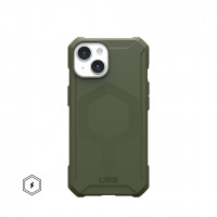 Чехол UAG Essential Armor с MagSafe для iPhone 15 оливковый (Olive Drab)