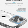 Чехол Gurdini Alba с MagSafe для iPhone 15 Plus прозрачный - фото № 4