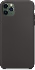 Силиконовый чехол S-Case Silicone Case для iPhone 11 Pro Max чёрный
