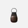 Кожаный брелок Nomad Leather Keychain для AirTag коричневый (Rustic Brown) - фото № 3