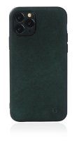 Чехол Gurdini Premium Alcantara для iPhone 11 Pro Max тёмно-зеленый