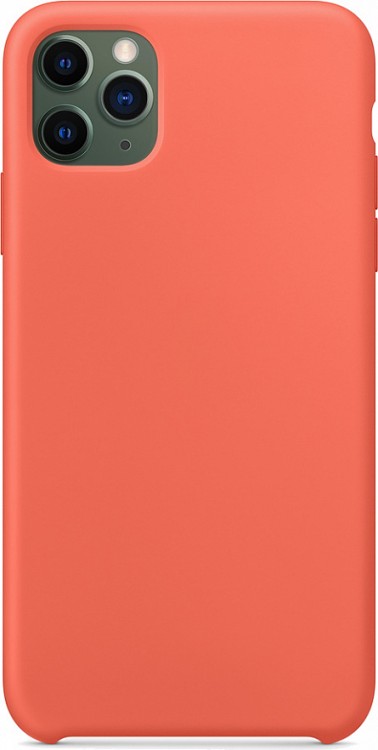 Силиконовый чехол S-Case Silicone Case для iPhone 11 Pro Max спелый клементин