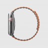Силиконовый ремешок Uniq Revix для Apple Watch 42/44/45 мм серый/оранжевый - фото № 4