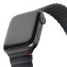 Силиконовый ремешок Decoded Silicone Magnetic Traction Strap Lite для Apple Watch 49/45/44/42 мм серый (Charcoal) - фото № 3