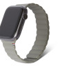 Силиконовый ремешок Decoded Silicone Magnetic Traction Strap Lite для Apple Watch 49/45/44/42 мм оливковый (Olive) - фото № 4