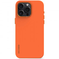 Чехол Decoded AntiMicrobial Silicone с MagSafe для iPhone 15 Pro Max оранжевый (Apricot)