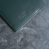 Картхолдер+ из гладкой натуральной кожи DOST Leather Co. зеленый - фото № 3
