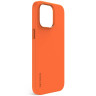 Чехол Decoded AntiMicrobial Silicone с MagSafe для iPhone 15 Pro оранжевый (Apricot) - фото № 5