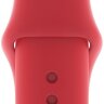 Силиконовый ремешок Gurdini для Apple Watch 44/45/49 мм красный - фото № 2
