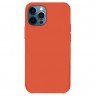 Силиконовый чехол S-Case Silicone Case для iPhone 12 / 12 Pro розовый (Pink Citrus)