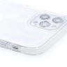 Чехол Gurdini Crystal Ice для iPhone 12 Pro Max белый - фото № 3
