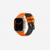Силиконовый ремешок Uniq Linus для Apple Watch 42/44/45/49 мм оранжевый