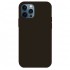 Силиконовый чехол S-Case Silicone Case для iPhone 12 Pro Max чёрный (Black)