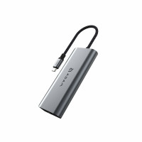 USB-хаб ADAM elements CASA Hub A01s 6-in-1 серый (AAPADHUBA01SGY)