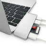 USB-хаб Satechi Type-C Pass Through USB Hub with USB-C Charging Port Серебристый - фото № 3