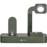 Док-станция CoteetCI 3-in-1 Charging Stand Base29 для iPhone / Apple Watch / AirPods Pro зелёная
