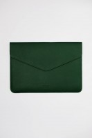 Кожаный чехол DOST Leather Co. для MacBook Pro 13" (2016-2020) / MacBook Air 13" (2018-2020) зелёный