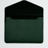Кожаный чехол DOST Leather Co. для MacBook Pro 13" (2016-2020) / MacBook Air 13" (2018-2020) зелёный - фото № 3