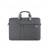Сумка для ноутбука WiWU Gent Business Handbag 17.3" темно-серая (Dark Grey)