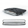Сумка для ноутбука WiWU Gent Business Handbag 17.3" темно-серая (Dark Grey) - фото № 3
