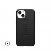Чехол UAG Civilian с MagSafe для iPhone 15 черный (Black)