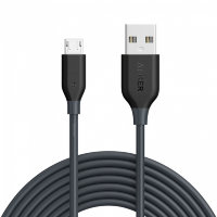 Кабель Anker PowerLine+ micro-USB (3 метра) чёрный