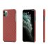Чехол PITAKA MagEZ Case для iPhone 11 Pro Max красный карбон ёлочка Herringbone (KI1107M)