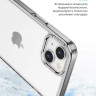 Чехол Gurdini Alba Series Protective для iPhone 13 прозрачный - фото № 3