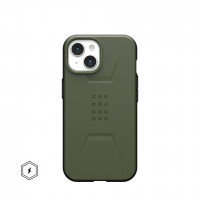Чехол UAG Civilian с MagSafe для iPhone 15 оливковый (Olive Drab)
