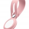 Силиконовый брелок-подвеска iNeez для AirTag розовый
