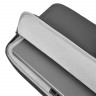 Чехол-папка WiWU Minimalist Sleeve для MacBook 13.3-14" серый - фото № 3