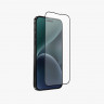 Защитное стекло Uniq Optix Matte для iPhone 15 Pro матовое с рамкой
