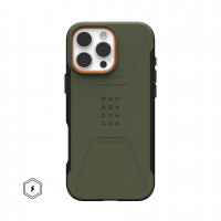 Чехол UAG Civilian с MagSafe для iPhone 16 Pro Max оливковый (Olive Drab)