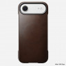 Кожаный чехол Nomad Traditional Horween Leather Case для iPhone Air коричневый (Rustic Brown) - фото № 3