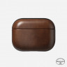 Кожаный чехол Nomad Modern Horween Leather Case для AirPods Pro 3 коричневый (Rustic Brown) - фото № 2