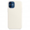 Силиконовый чехол Gurdini Silicone Case для iPhone 12 mini белый (White)