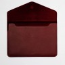 Кожаный чехол DOST Leather Co. для MacBook Pro 13" (2016-2020) / MacBook Air 13" (2018-2020) бордовый - фото № 3
