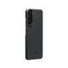 Чехол PITAKA MagEZ Case для Samsung Galaxy S22 (6.2") чёрный карбон Twill - KS2201 - фото № 3
