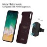 Чехол PITAKA MagEZ Case для iPhone X бордовый карбон - Twill (KI8003X) - фото № 6