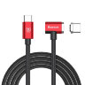 Кабель Baseus Type-C Magnet Cable (1.5 метра) красный/чёрный
