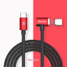 Кабель Baseus Type-C Magnet Cable (1.5 метра) красный/чёрный - фото № 3