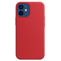 Силиконовый чехол Gurdini Silicone Case для iPhone 12 mini красный (Red)