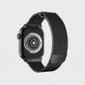 Стальной ремешок мелкое плетение Uniq Dante для Apple Watch 38/40/41 мм графит - фото № 2
