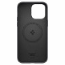 Чехол SPIGEN Silicone Fit с MagSafe для iPhone 14 Pro Max черный (Black) - фото № 5