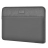 Чехол-папка WiWU Minimalist Sleeve для MacBook 15-16" серый - фото № 2