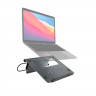 USB-хаб-подставка ADAM elements CASA Hub Stand USB-C 5-in-1 Laptop Stand Hub серый (AAPADHUBSTDGY) - фото № 3